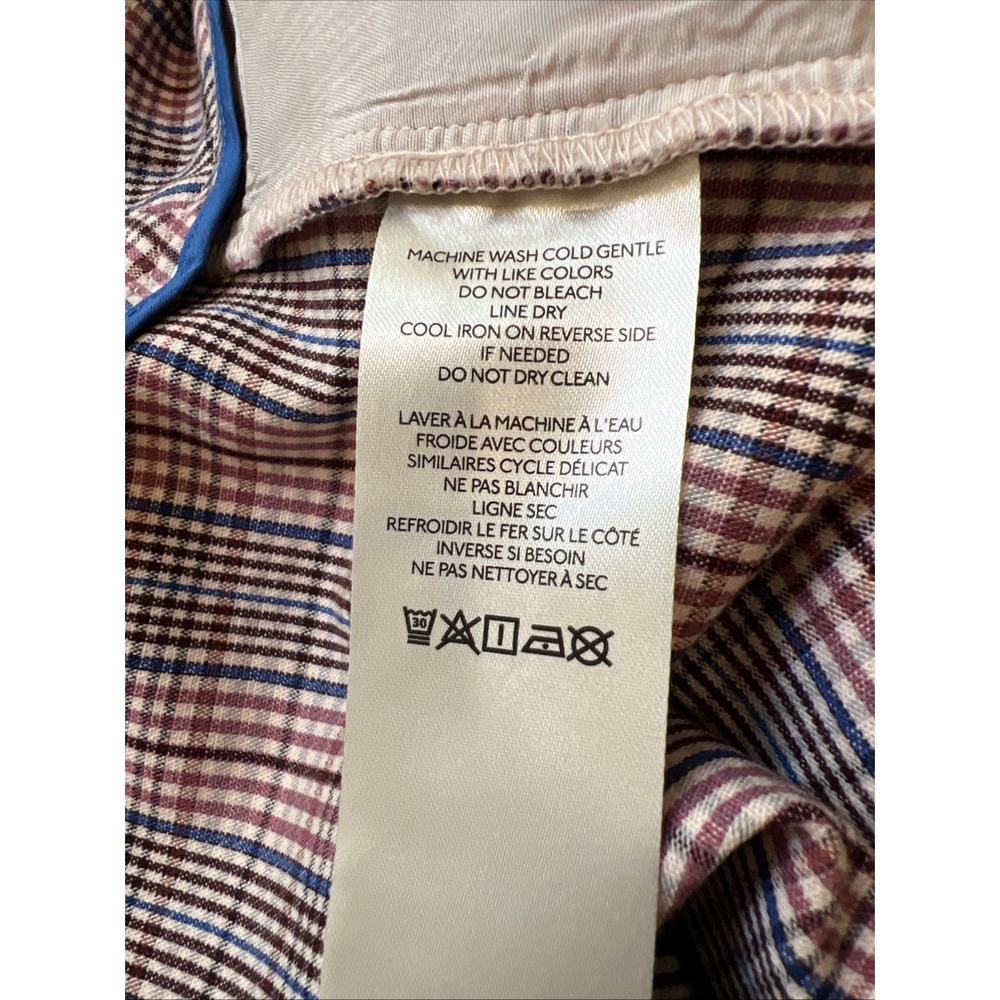 Maeve Anthropologie The Avery Pleated Plaid Wide Leg Pants Sz 8 Preppy Academia - Picture 8 of 10